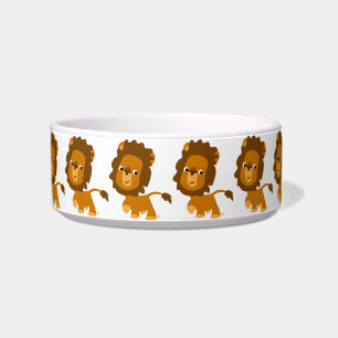 Tigela Bola Lion Pet Bowl de Conteúdo de Cartoon
