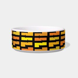 Tigela Bold Yellow and Orange Electric City Cool Pattern