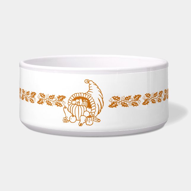 Tigela Boliche - Corno de abundância (Frente)