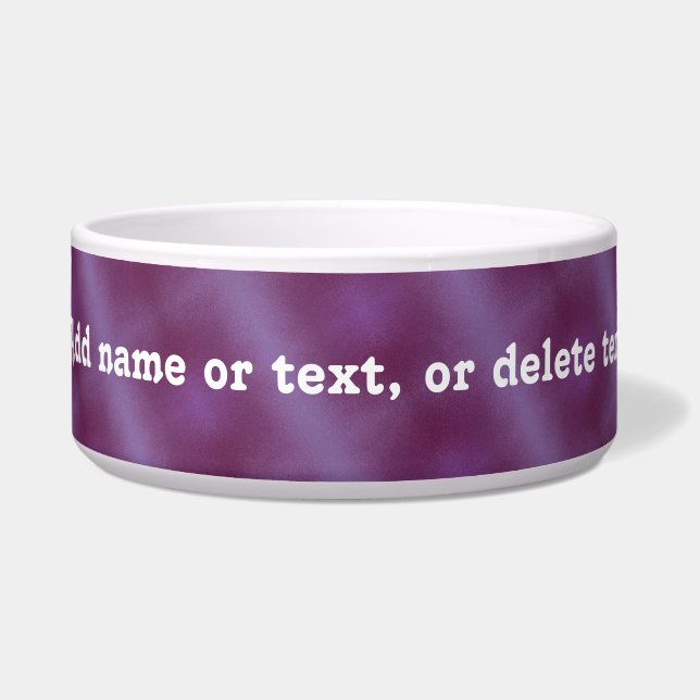 Tigela Boliche de Cachorro Púrpura (Frente)