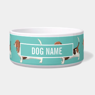 Tigela Boliche de Cão de Caça-Basset