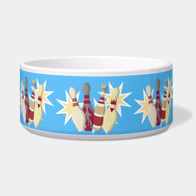 Tigela Boliches do estilo Vintage (Frente)
