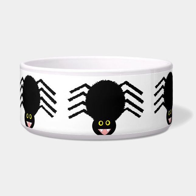 Tigela Bolinha de Cachorro Negro (Esquerda)