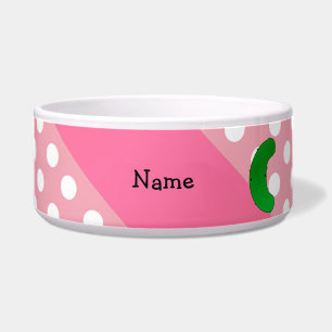 Tigela Bolinhas conhecidas personalizadas do rosa da