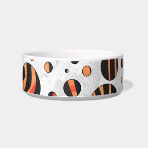 Tigela Bolinhas Zebra Black e Orange