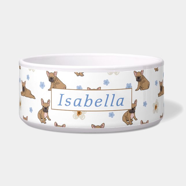 Tigela Bolinho de Cão Personalizado (Frente)