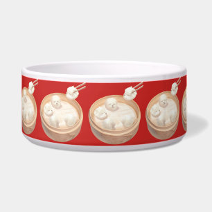 Tigela Bolinhos Bichon: Arte Dim Sum de Xiao Long Bao Fof