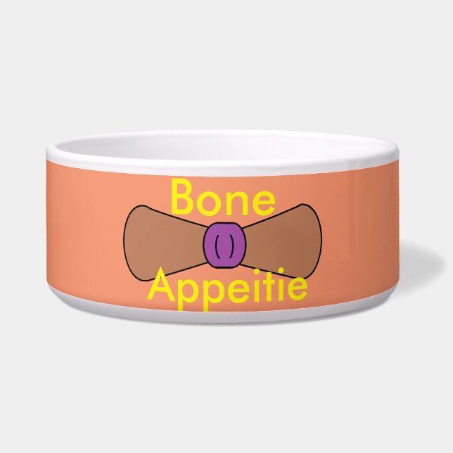 Tigela Bolsa de Apetite Óssea Grande (Frente)