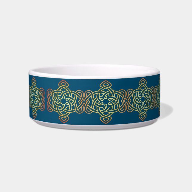 Tigela Bolsa de Cachorro de Linha Azul (Frente)