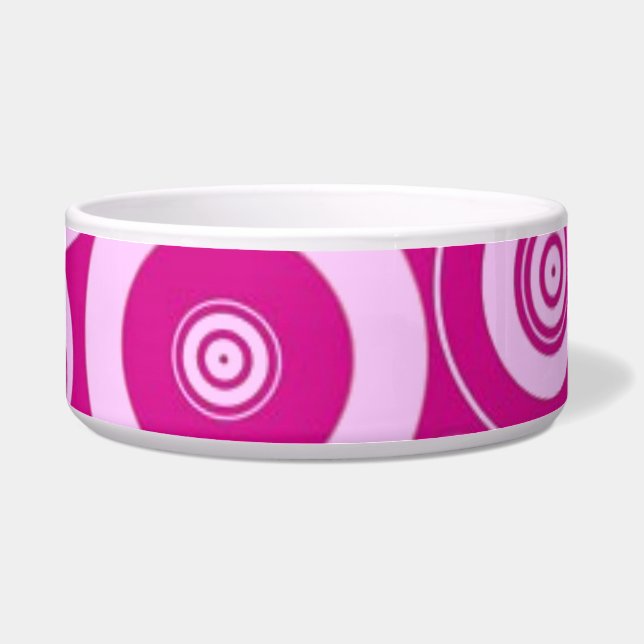 Tigela Bolsa de Cachorro Rosa (Frente)