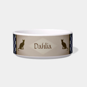 Tigela Bolsa de Comida de Gato Rcokabilly com Verificador