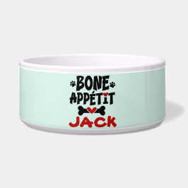 Tigela Bon Appetit Dog Bowl com Nome