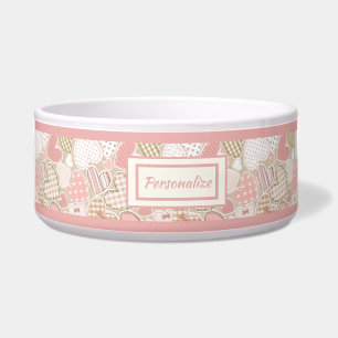 Tigela Bonito Coletor Rosa, Coloca-Cola Cachorro de Gato 