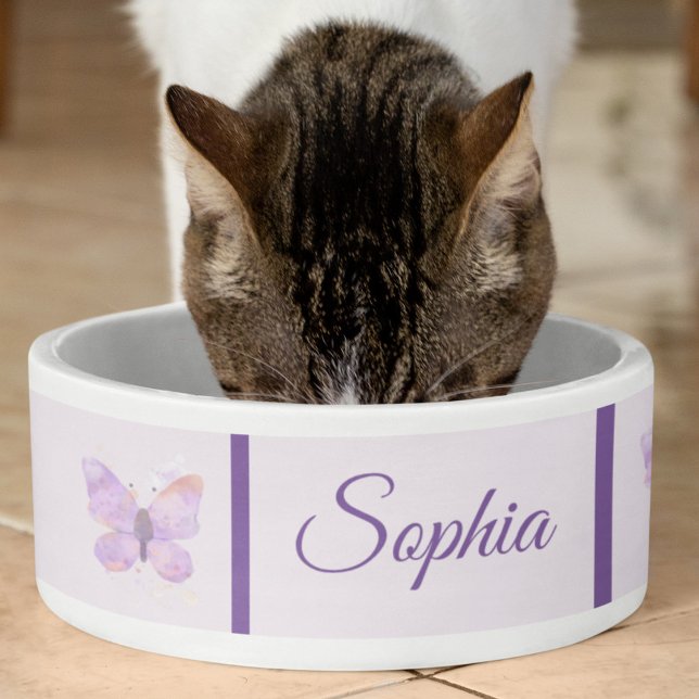 Tigela Borboleta Roxa (Criador carregado)