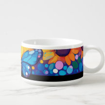 Borboletas Azuis e Girassóis