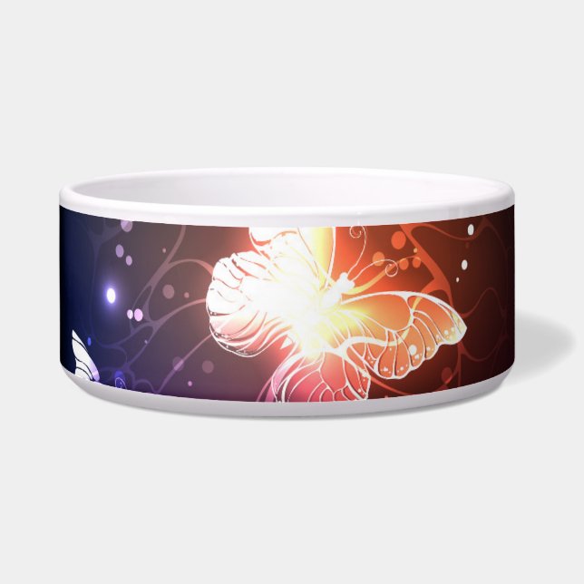 Tigela Borboletas noturnas brilhantes (Esquerda)