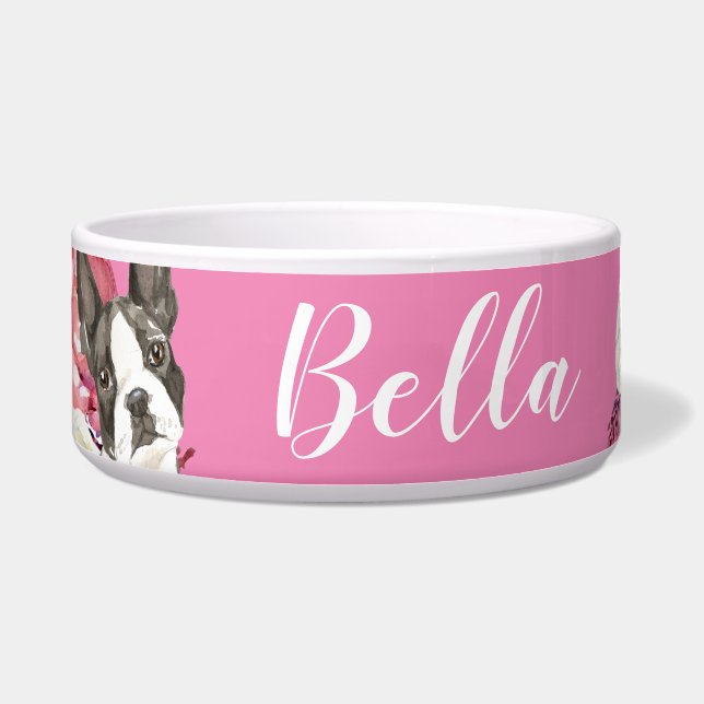 Tigela Boston Terrier Dog (Frente)