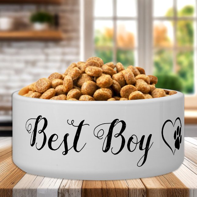 Tigela Bota de Comida de Casamento de Pet Personalizado d (Criador carregado)