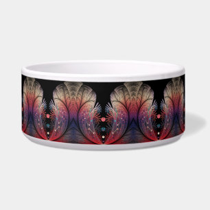 Tigela Bowl de Arte Fractal de Fantasia Moderna de Jongla
