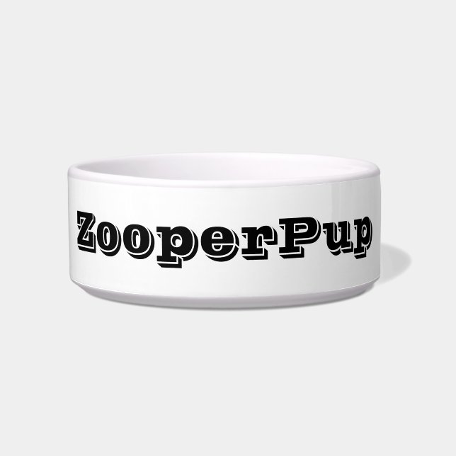 TIGELA BOWL DE CACHORRO ZOOPERPUP (Frente)