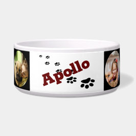 Tigela Bowl de Comida de Cachorro Personalizado - HAMbWG