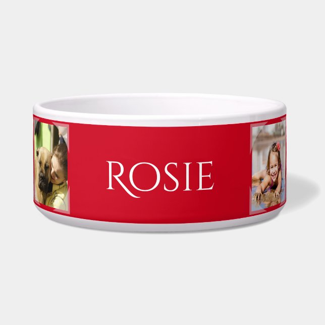 Tigela Bowl de Comida de Cachorro Personalizado - HAMbWG (Frente)