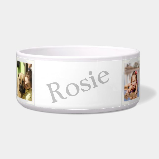 Tigela Bowl de Comida de Cachorro Personalizado - HAMbWG (Frente)