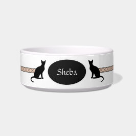 Tigela Bowl de comida de Cat Personalizável em HAMbWG bra