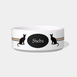 Tigela Bowl de comida de Cat Personalizável em HAMbWG bra