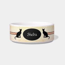 Tigela Bowl de comida de Cat Personalizável em HAMbWG bra