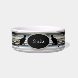 Tigela Bowl de comida de Cat Personalizável em HAMbWG bra