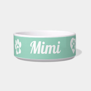 Tigela Bowl de Gato Cerâmico Personalizado, presente de G