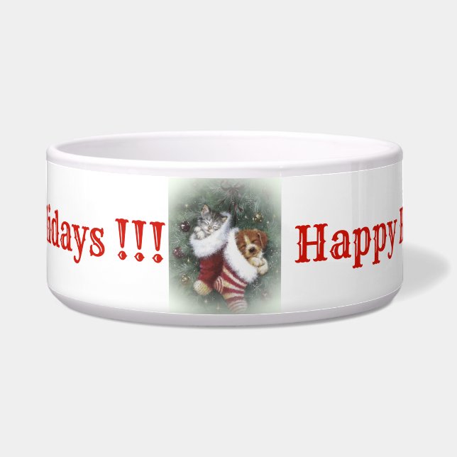 Tigela Bowl de Gato e Cão (Frente)