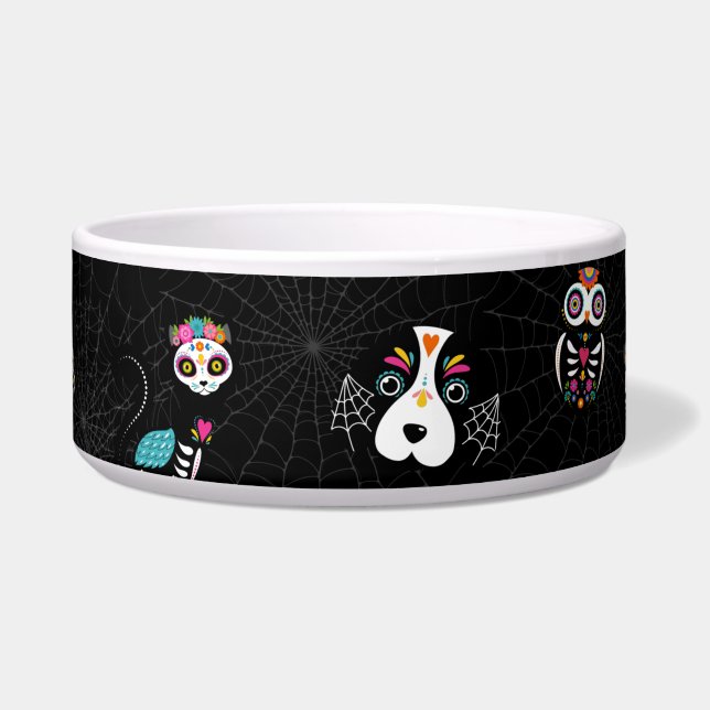 TIGELA BOWL FLORAL DE FIGURA DE CRÂNIO (Frente)