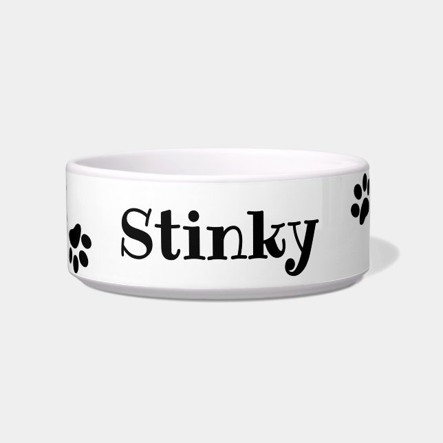 Tigela Bowl para o Stinky (Frente)