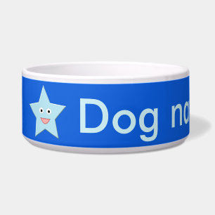 Tigela Bright Blue Celebration Star Dog Bowl