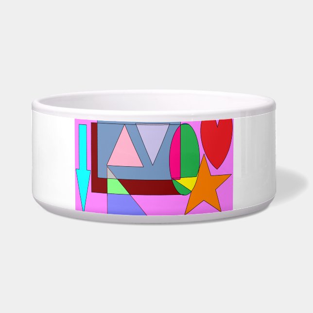 Tigela Bright Contemporânea Pop Art (Frente)