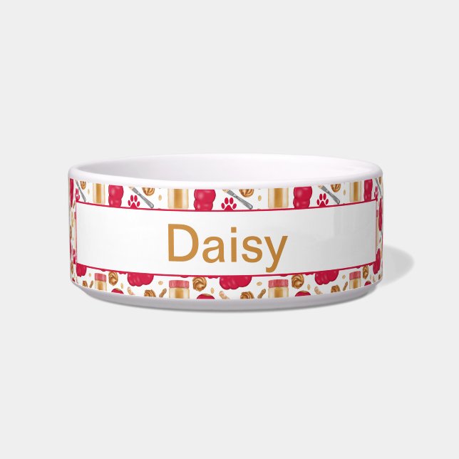 Tigela Brinquedos de Cachorro Personalizados com Pet Bowl (Frente)