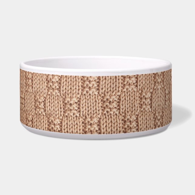 Tigela Bubble Knit Stitch Patterch de Shirley Taylor (Frente)