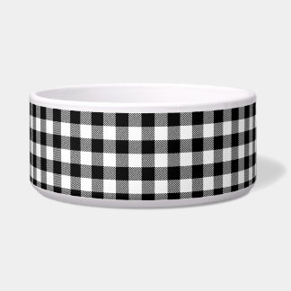Tigela Buffalo Gingham Black E White Check Xadrez Therma