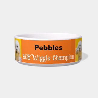 Tigela Bumbum Laranja Engraçado Wiggle Champion