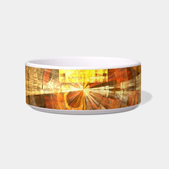 Tigela Cabine de gato de Abstrato de integridade (Frente)