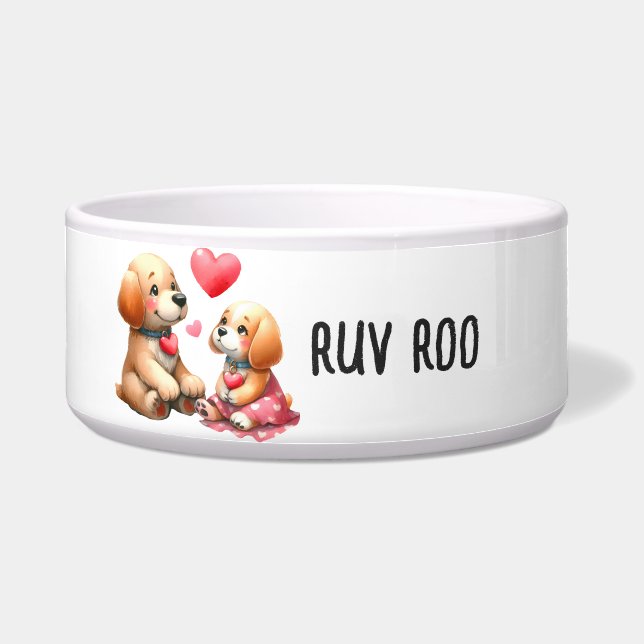 Tigela Cachorro - Bolinhos de Pet Grandes (Frente)