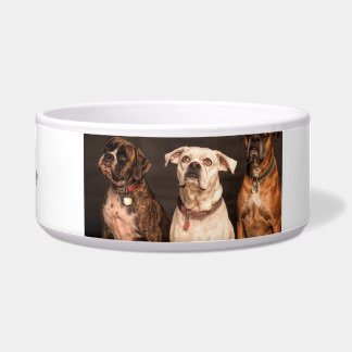 Tigela "Cachorro-Boxer Personalizado Grande Bowl