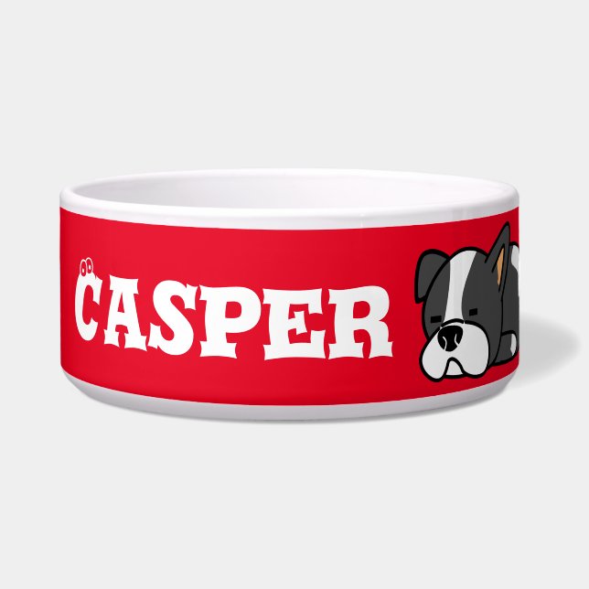 Tigela Cachorro Cachorro Cachorro Cachorro Cerâmico (Frente)