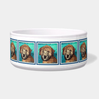 Tigela Cachorro Cachorro Cachorro, Terrier, com Face Molh