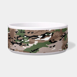 Tigela Cachorro Camuflado do Exército Texturizado Mistura