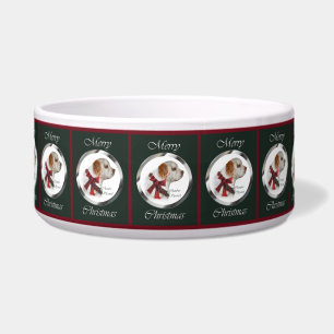 Tigela Cachorro de Natal Clumber Spaniel