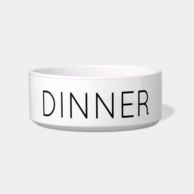 Tigela Cachorro do Jantar (Frente)