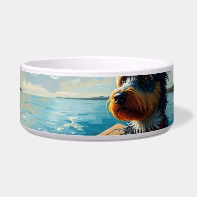 Tigela Cachorro em um barco (Frente)